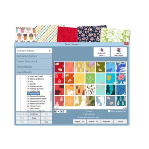 Electric Quilt 8 (EQ8) Quilt Design Software