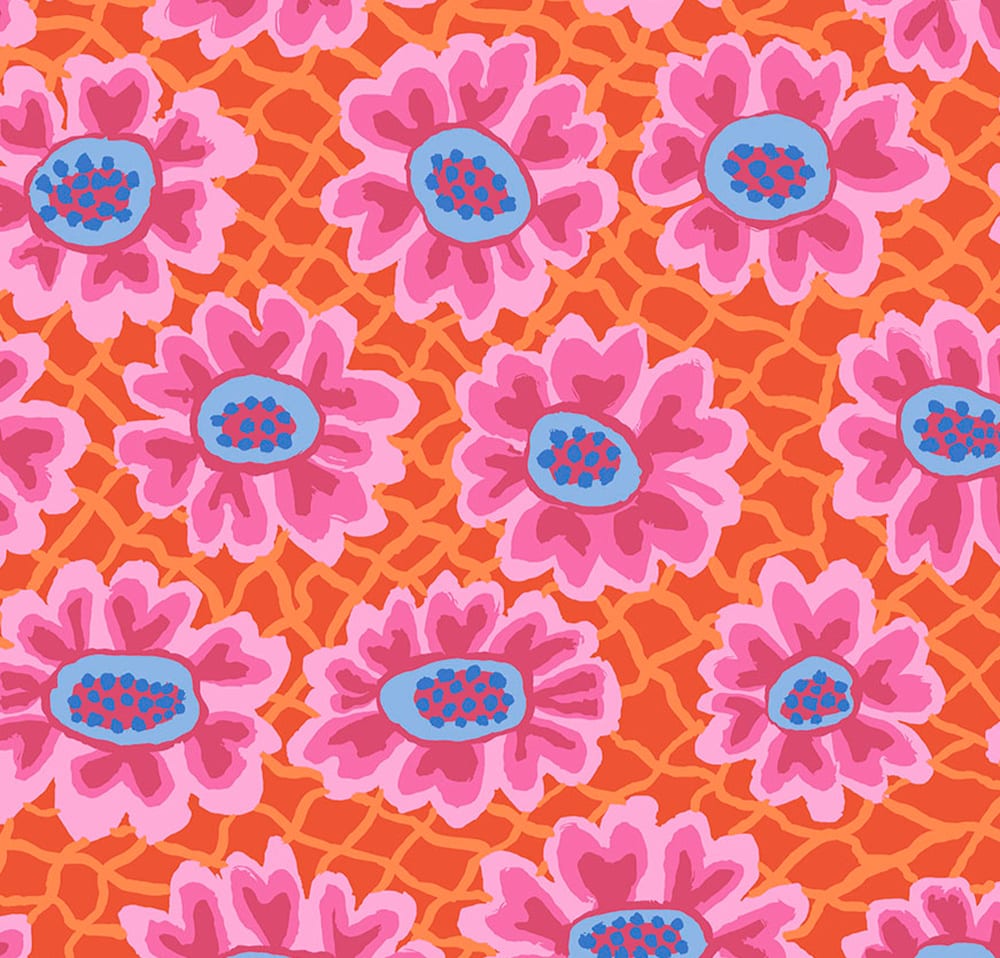 Flower Net PWBM081.Red Kaffe