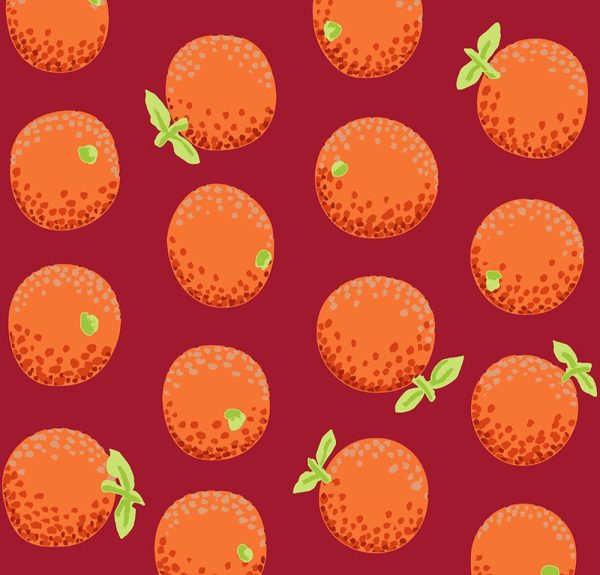 Oranges PWGP177.Maroon Kaffe