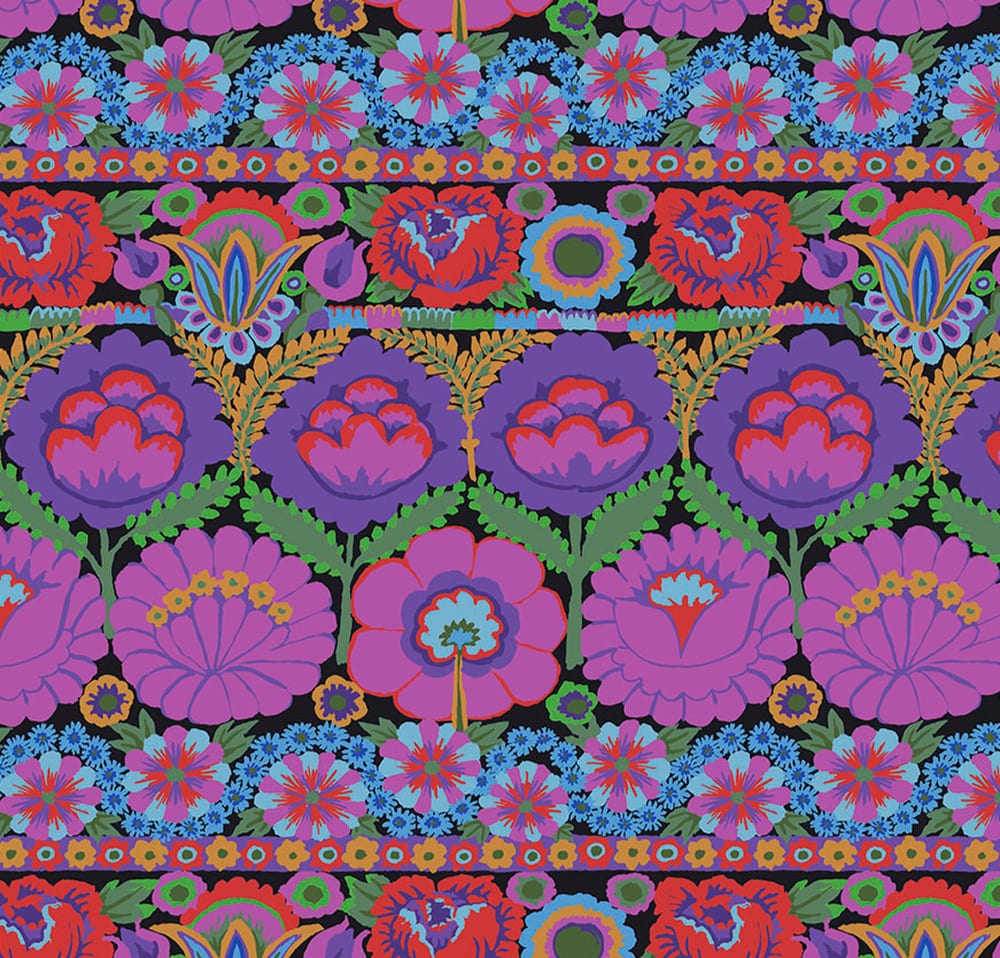 Embroidered Flower PWGP185.Purple Kaffe