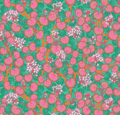 Climbing Geraniums PWPJ110.Duck Egg