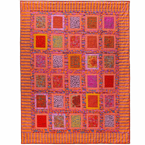 Peach Sunset Quilts in an English Village