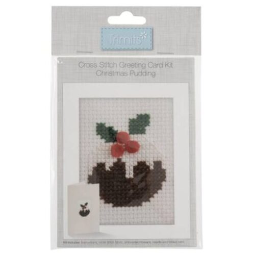 Cross-Stitch Kit Christmas Pudding