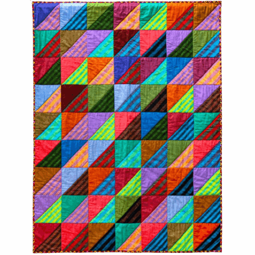 Shaded Squares Quilts in an English Village