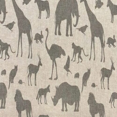 Linen Jungle Animals CL019