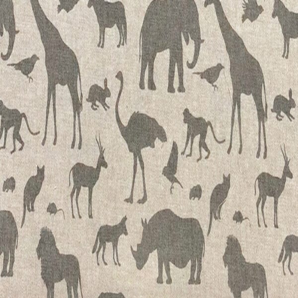 Linen Jungle Animals CL019