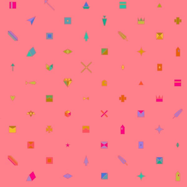 Sun print Trinket Salmon-A9730-E