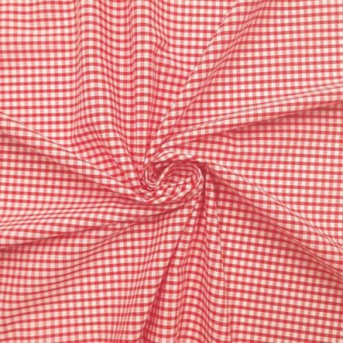 Poly/Cotton Gingham– 1/8” Checks