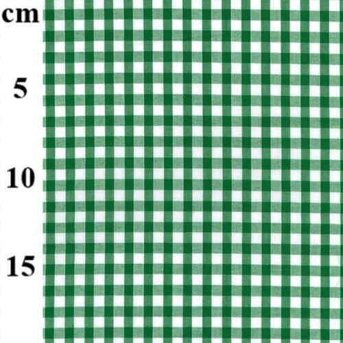 Emerald Poly/Cotton Gingham