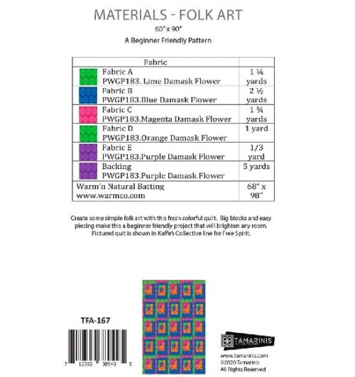 folk_art_Quilt Kit 60x90