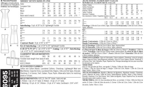 Back 6095 New look Pattern