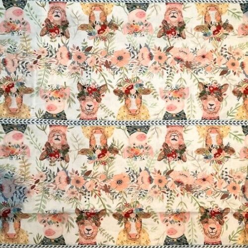 Panel - PWMC003.XIvory Farm Arrangement: Farm Friends: Mia Charro