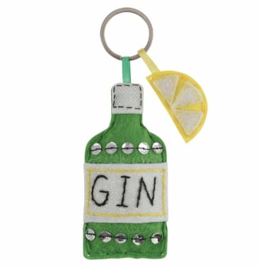 GCK083 Felt Kit - Felt Gin Bottle Key Ring