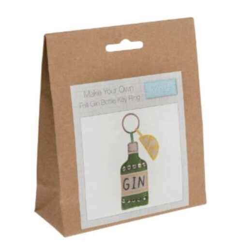 GCK083 Felt Kit - Felt Gin Bottle Key Ring