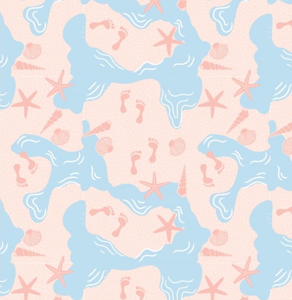 By the Coast 2816-09 footsteps