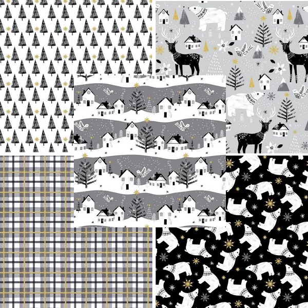 5 Fat Quarter Pack: Peace on Earth