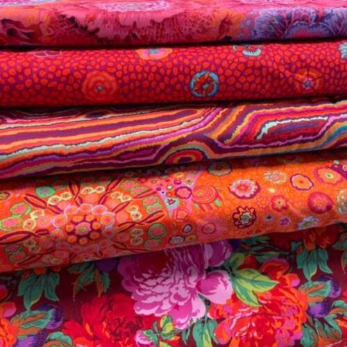 Hot Reds Fat Quarter Pack Kaffe Fassett