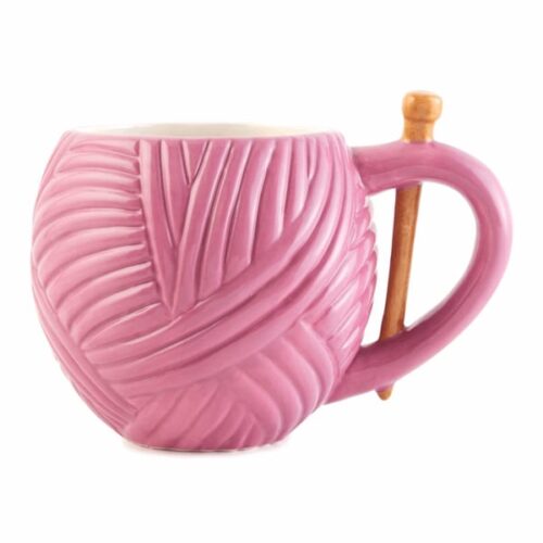 Mug Yarn Ball Pink