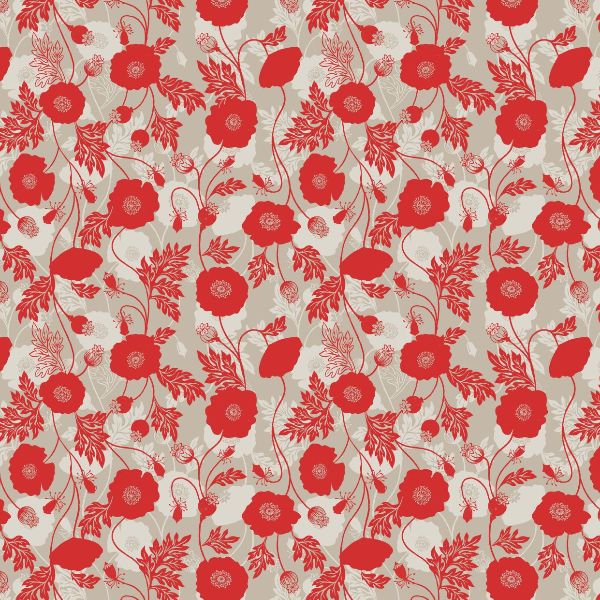 Poppies A555.1 Natural