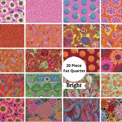 Fat Quarter Bundle Bright-20 Piece