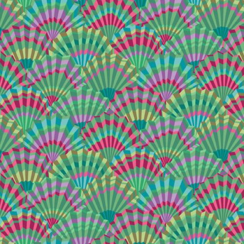 Paper Fans PWGP143.green