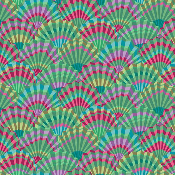 Paper Fans PWGP143.green