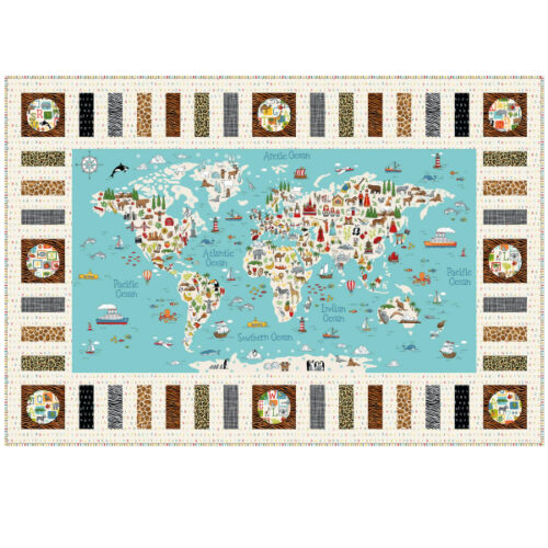 Around the World Wall Hanging Kit:Map