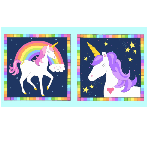 Believe 2-9902B Unicorn Panel