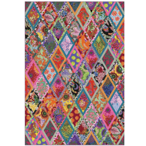 Bordered Diamonds Quilt Kit