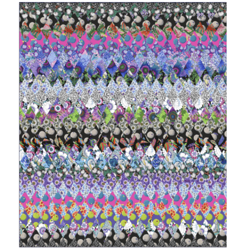 Contrast Diamonds Quilt Kit