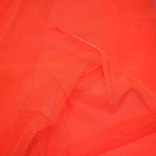 Dress Net- TANGERINE Nylon Net