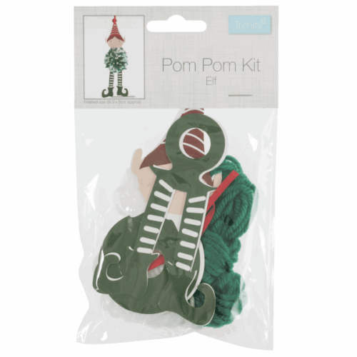 GCK070: Pom Pom Decoration Kit: Elf
