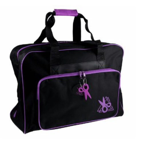 MR4660.PURP Sewing Machine Bag: Black/Purple
