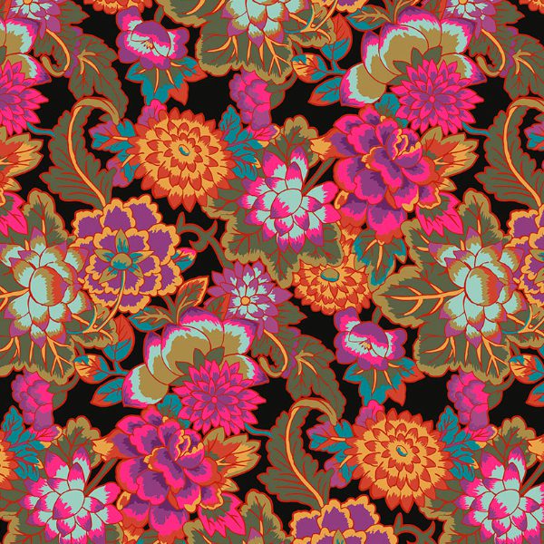 Kaffe Fassett Spring 2022-PWGP046.Black