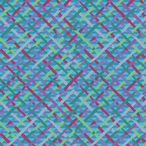 QBBM002.Turquoise Mad Plaid Kaffe Fassett Spring 2022-QBBM002.Turquoise