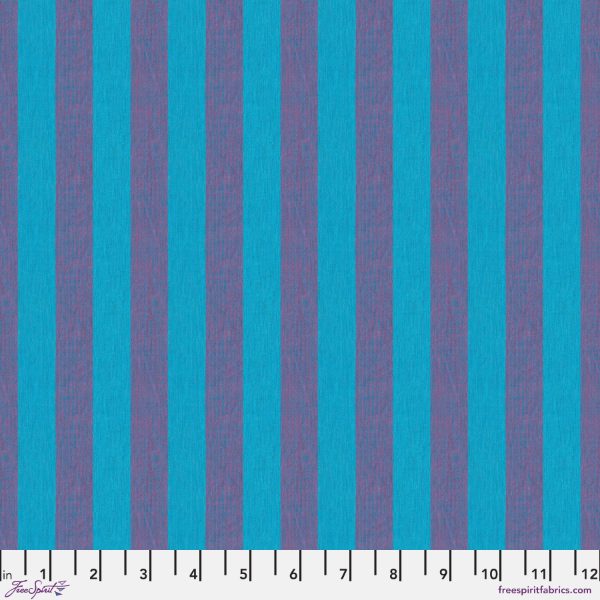 Shot Cotton Stripe SCGP001.Blueberry
