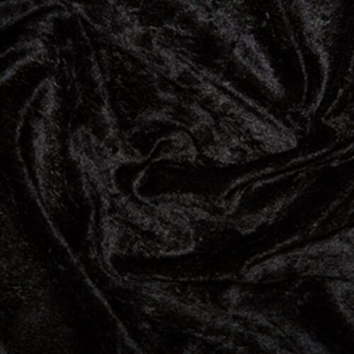 C4218 Black Crushed Velour