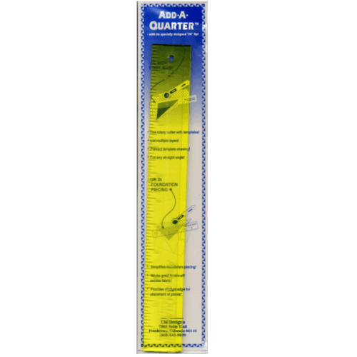 Add-A-Quarter Ruler 1 1/2in x 12in