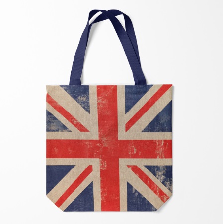 Union Jack: Set of 3 Cushion Panels: Digitally Printed Canvas: 80% Cotton 20% Polyester