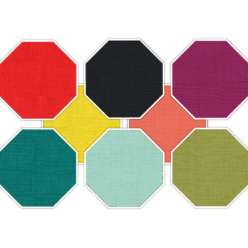 Hikari Linen Texture Fat Quarter Pack