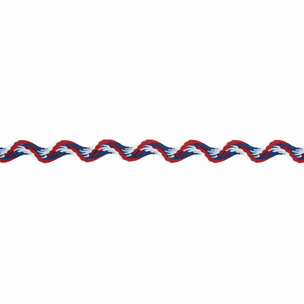 ric rac trim 10mmjumboredwhiteblue221417