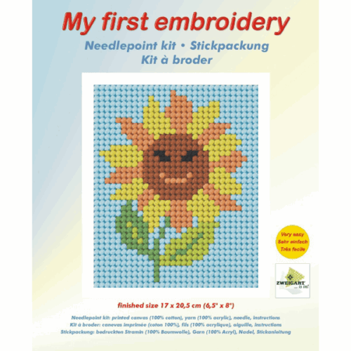 Needlepoint Kit Sunny Sunflower