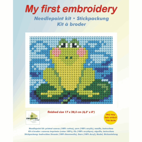 Needlepoint Kit Frog