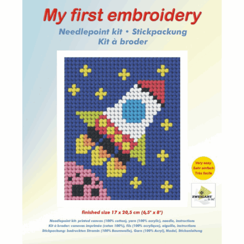 Needlepoint Kit Rocket