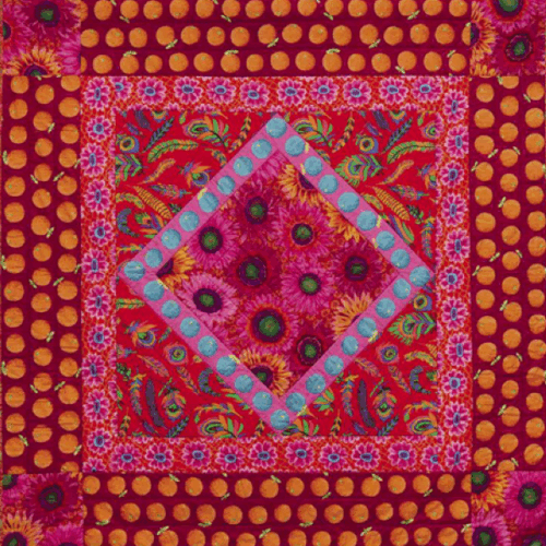 Quilts in Wales Saturated Red