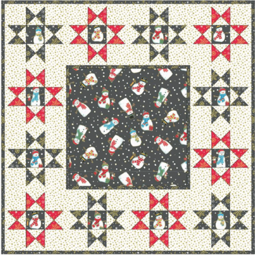 Ohio Star border Cushion-C-Kit