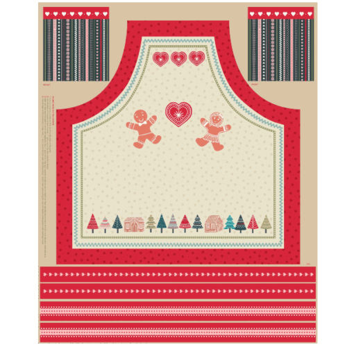 Christmas Panels: Apron & Table Runners