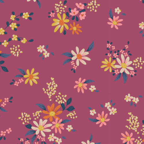 Daisyfield Plum: TD110057Chic Escape: Tildasworld