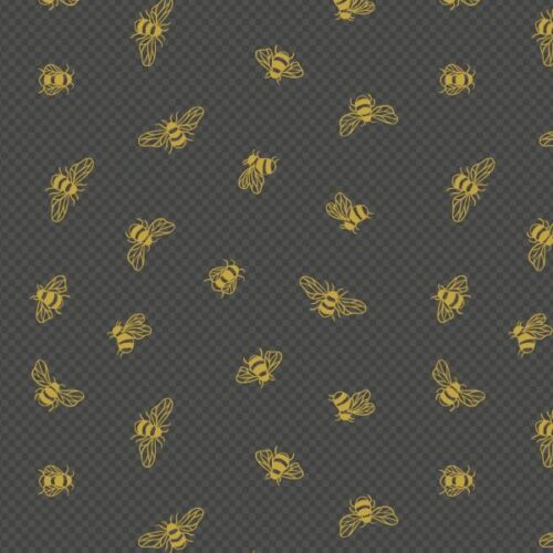 A654.3 Gold Metallic Bees