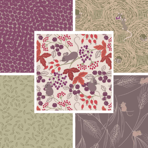 Fat Quarter-one Autumn Fields